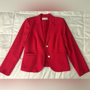 Calvin Klein Vibrant Red Blazer